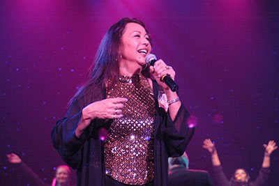 Yvonne Elliman as Mary Magdalene in the UTEP Dinner Theatre 20th Anniversary production of JESUS CHRIST SUPERSTAR – IN CONCERT at the Don Haskins Center.